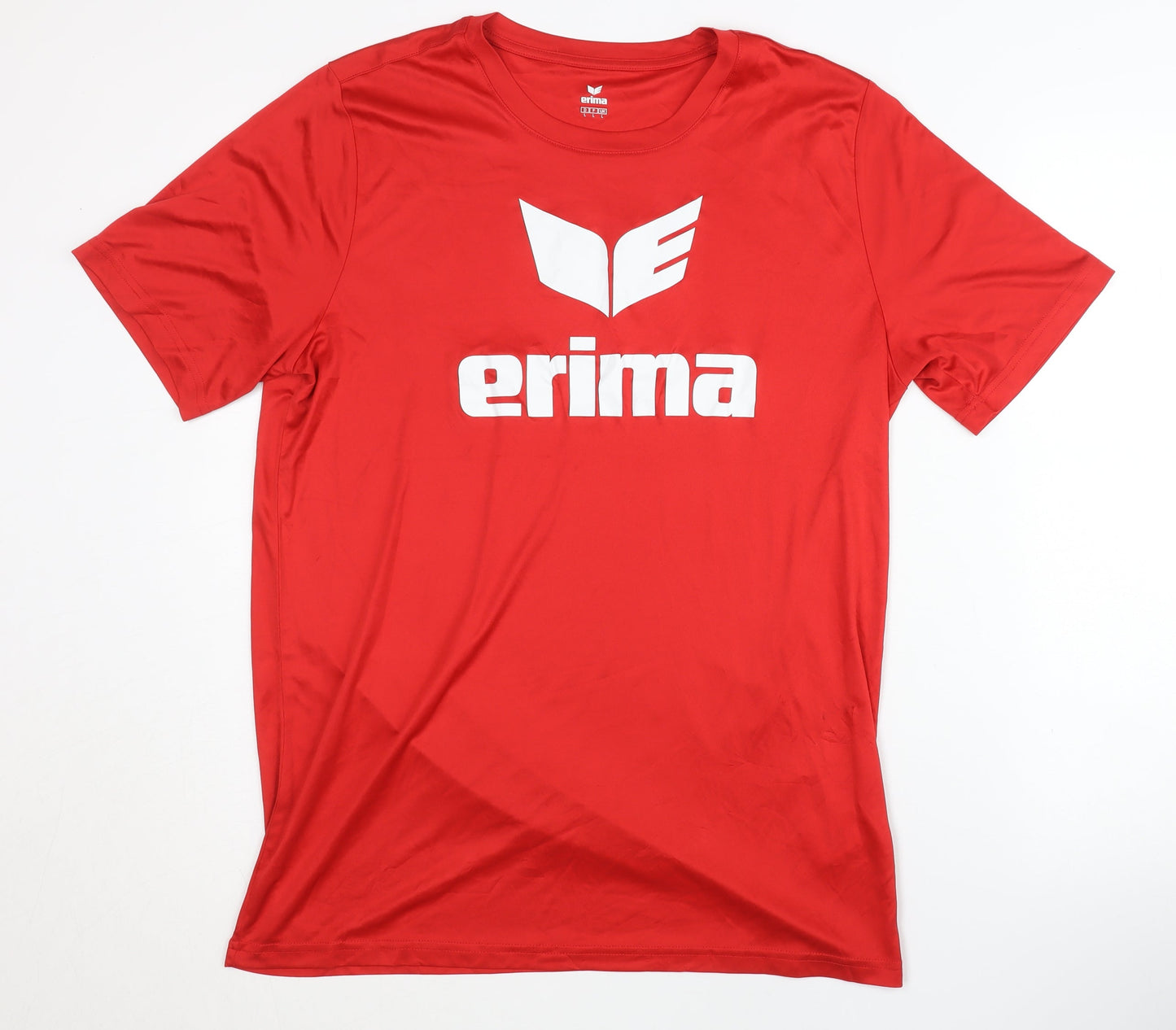 Erima Men's Red Short Sleeve T-Shirt L