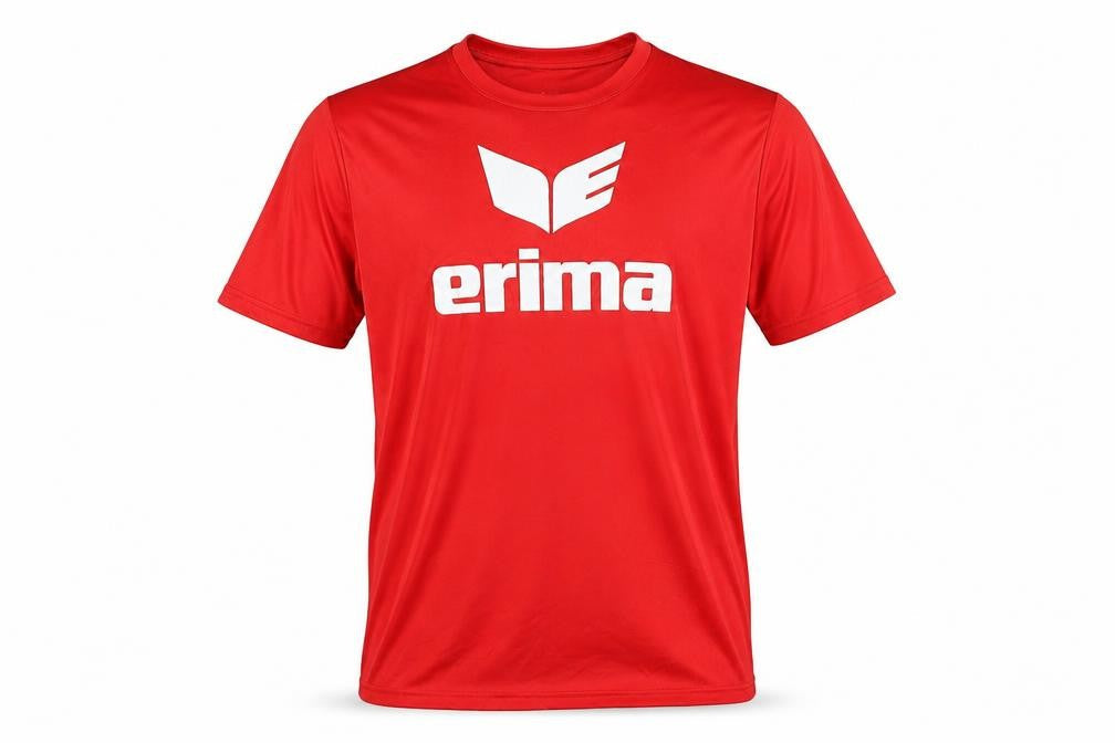 Erima Men's Red Short Sleeve T-Shirt L