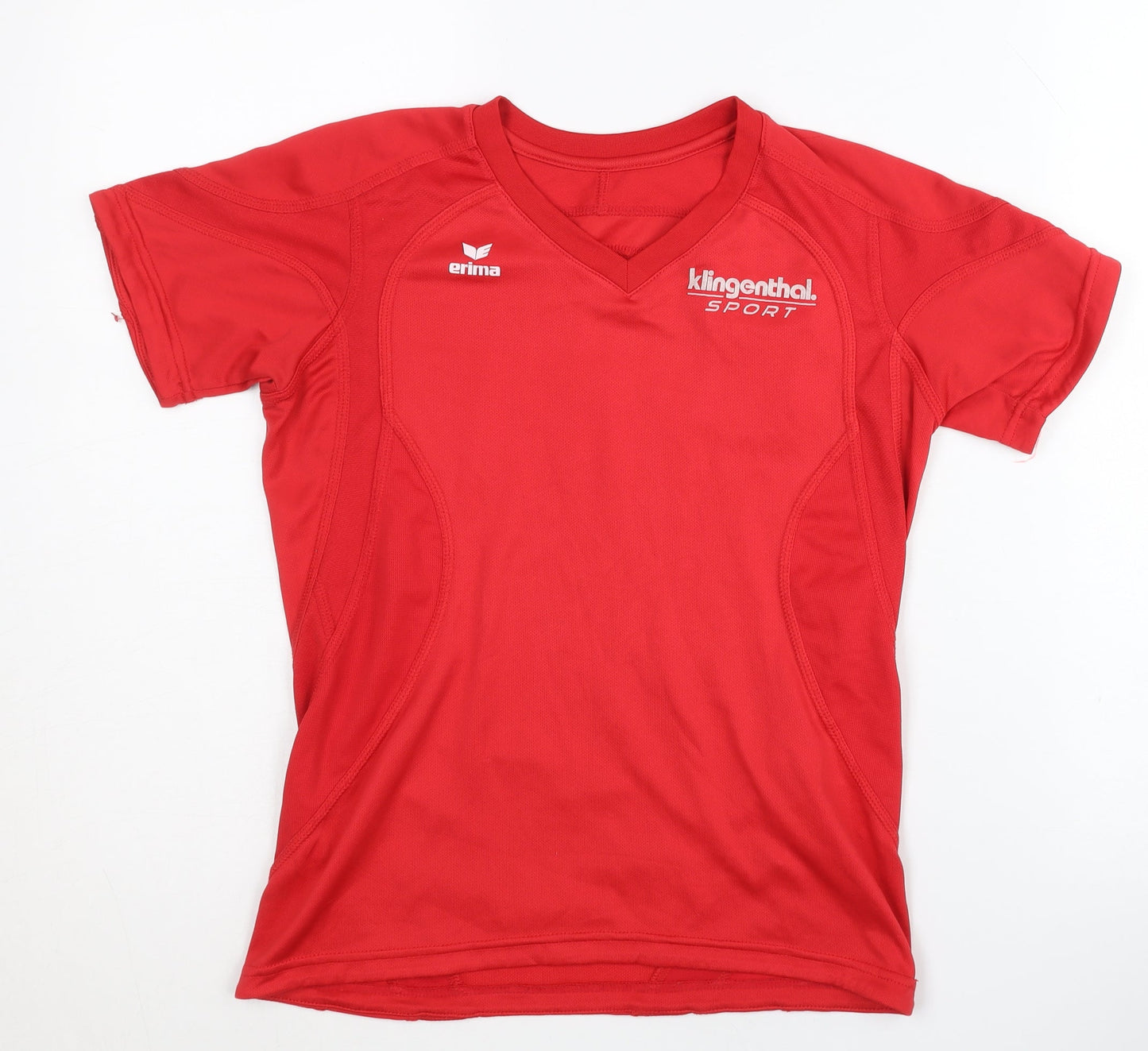 Erima Women's Red Gym T-Shirt Size 8