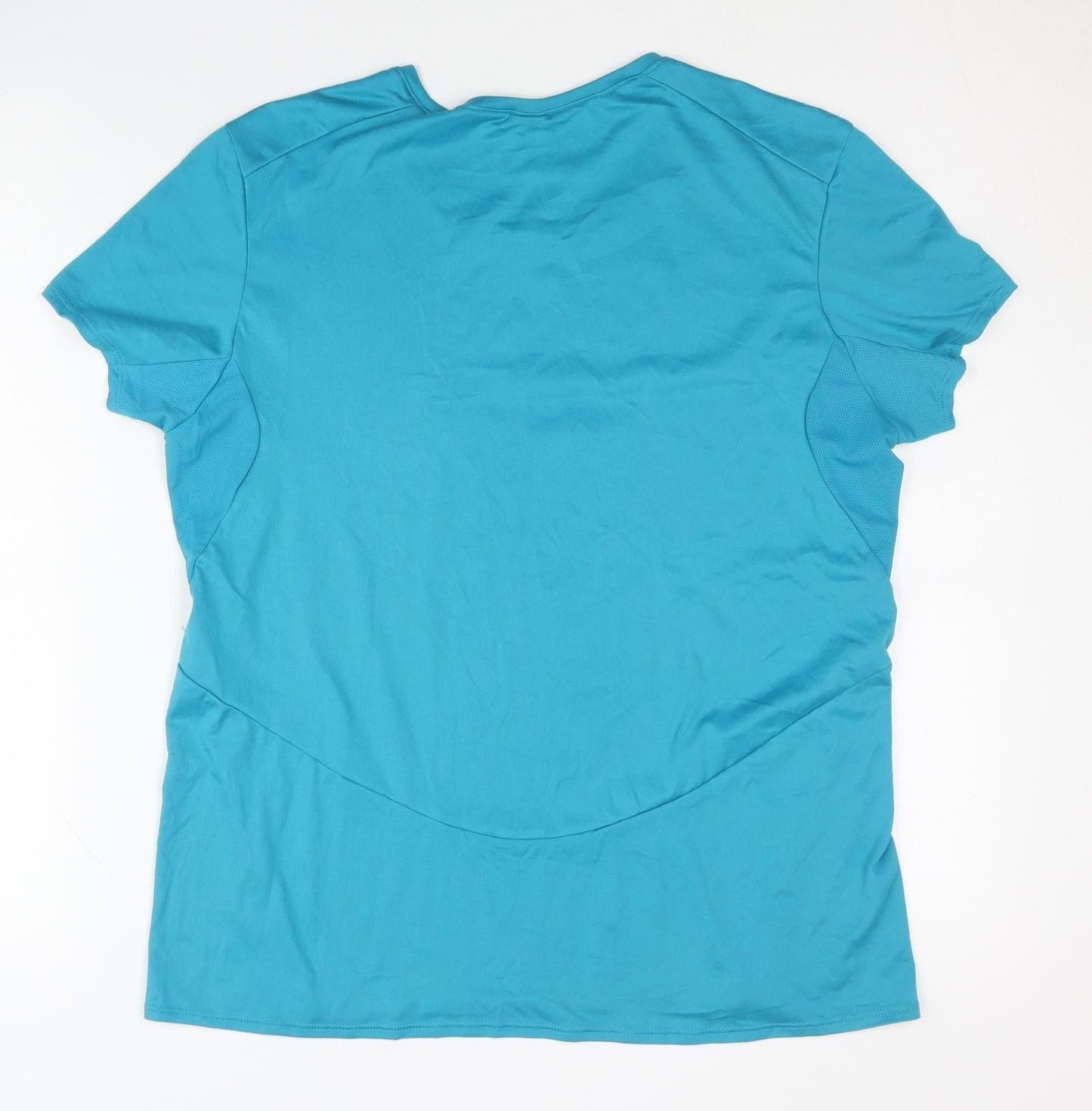 Decathlon Women's Blue Short Sleeve T-Shirt, Size 14