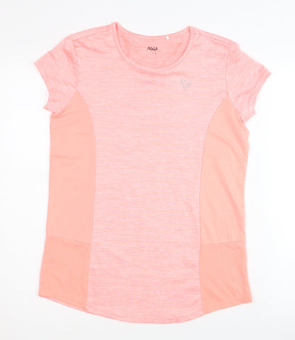 Yigga Girls Pink T-Shirt, 12-13 Years, Breathable Activewear