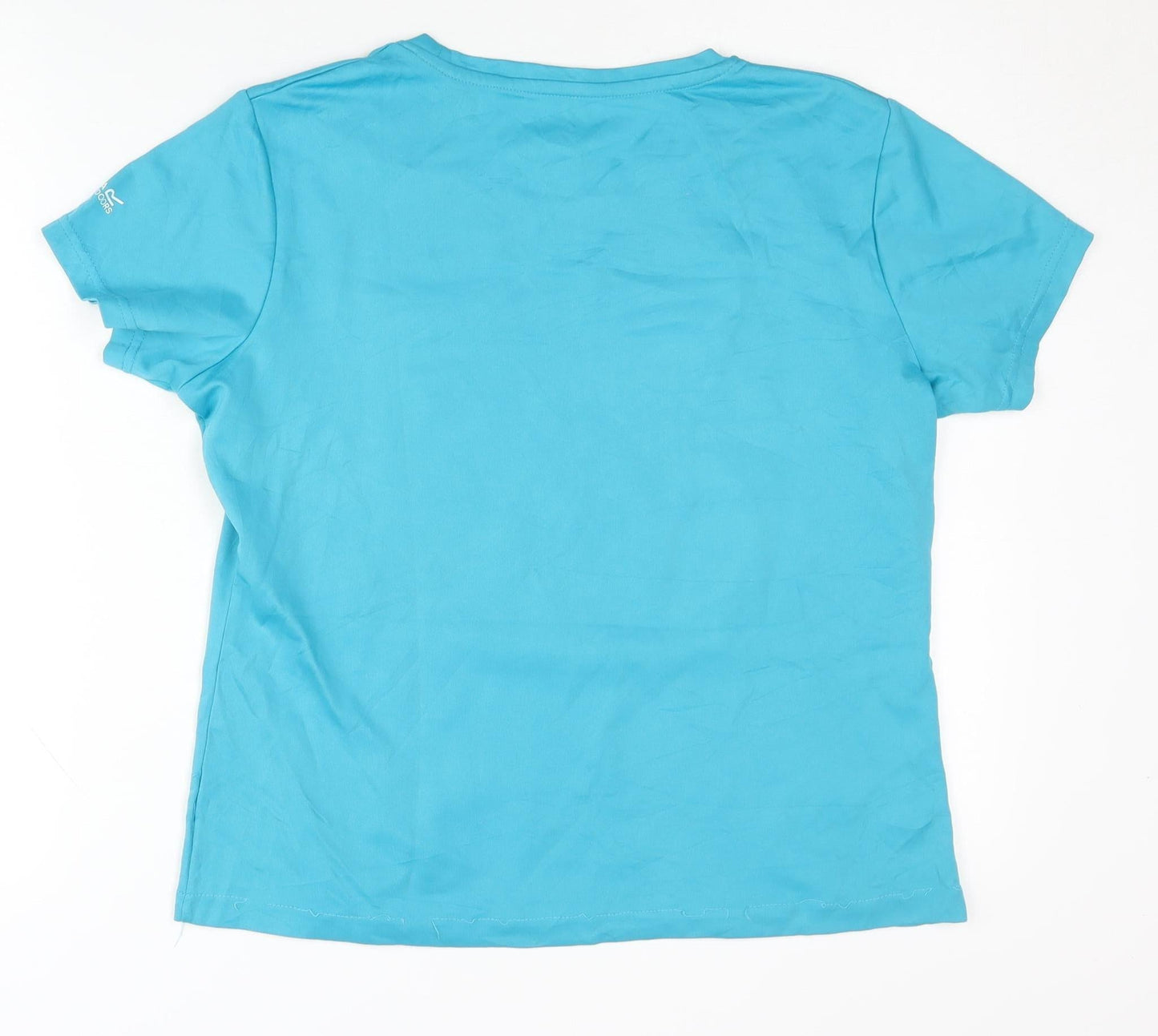 Regatta Women's Blue Graphic T-Shirt Size 16