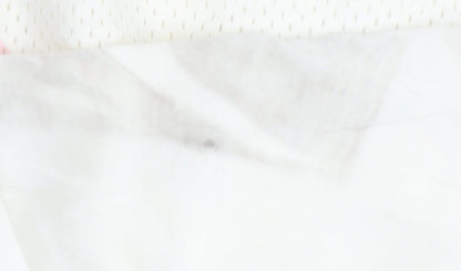 H&M White Anime Sports Jersey T-Shirt M