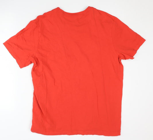 Mens UK Size XL Nike Red Gym & Training Running & Jogging T-Shirt