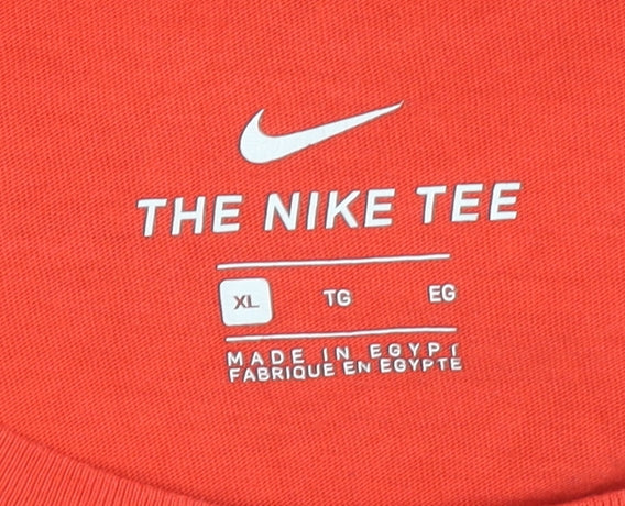 Mens UK Size XL Nike Red Gym & Training Running & Jogging T-Shirt
