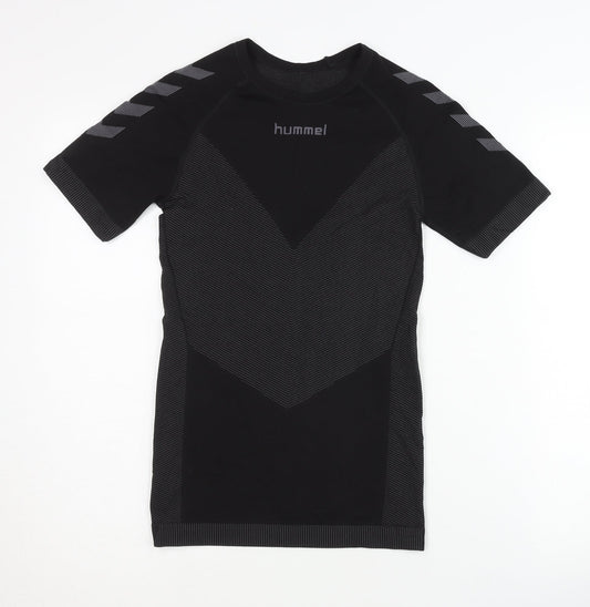 Hummel Women's Black XS Pullover Gym Tee