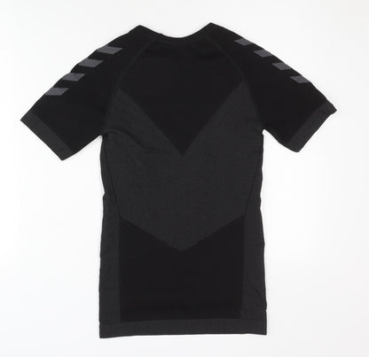 Hummel Women's Black XS Pullover Gym Tee