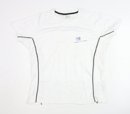 James and Nicholson White Unisex 2XL Gym T-Shirt