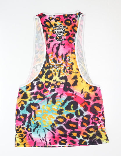 Mega Park Unisex Animal Print Tank XL Multicoloured