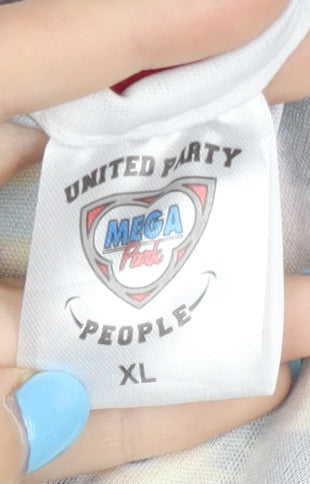 Mega Park Unisex Animal Print Tank XL Multicoloured