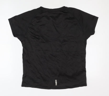Boomerang Womens Black Running T-Shirt Size 16