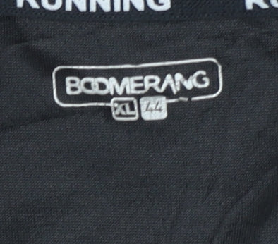 Boomerang Womens Black Running T-Shirt Size 16