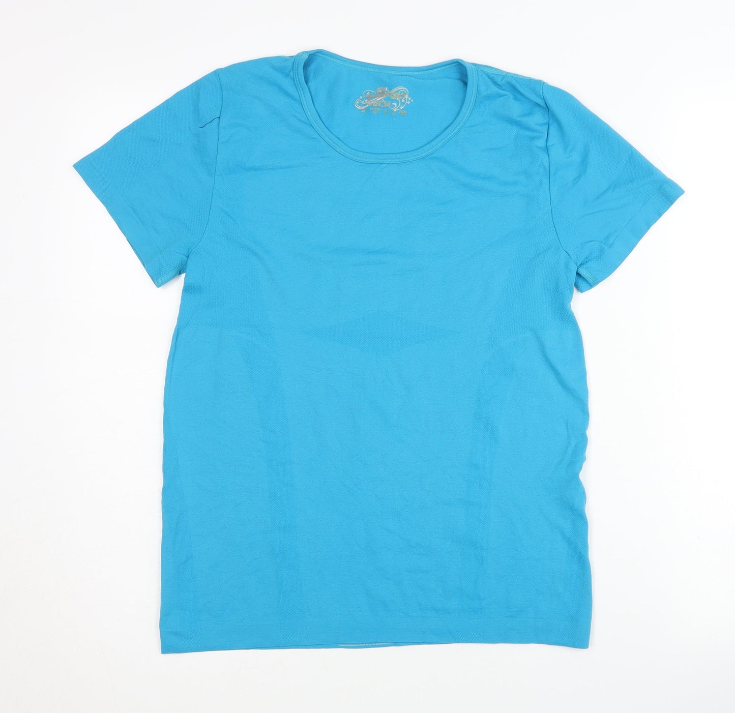 Sports Tech Women's Blue T-Shirt, Size 12, Activewear