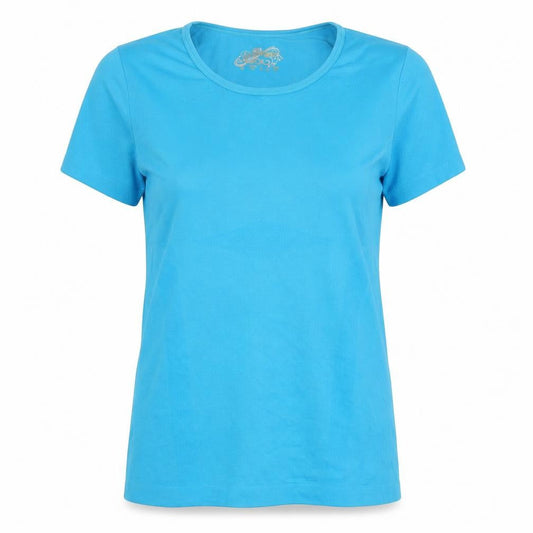 Sports Tech Women's Blue T-Shirt, Size 12, Activewear