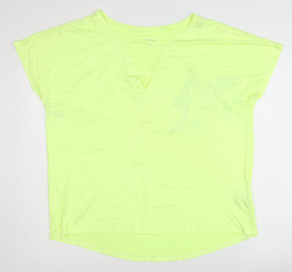 Ergee Women's Green XL Basic T-Shirt - Lightweight