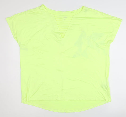 Ergee Women's Green XL Basic T-Shirt - Lightweight