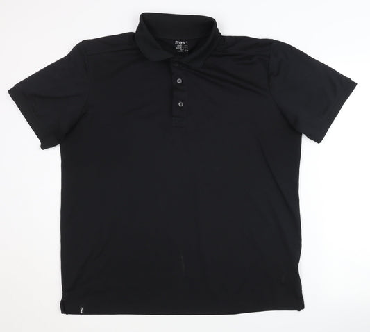 Crivit Men's Black Polo Shirt Size L