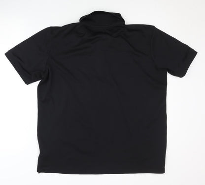 Crivit Men's Black Polo Shirt Size L