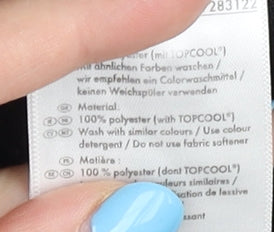 Crivit Men's Black Polo Shirt Size L