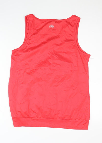 Manguun Women's Red Tank Top, Sleeveless Activewear
