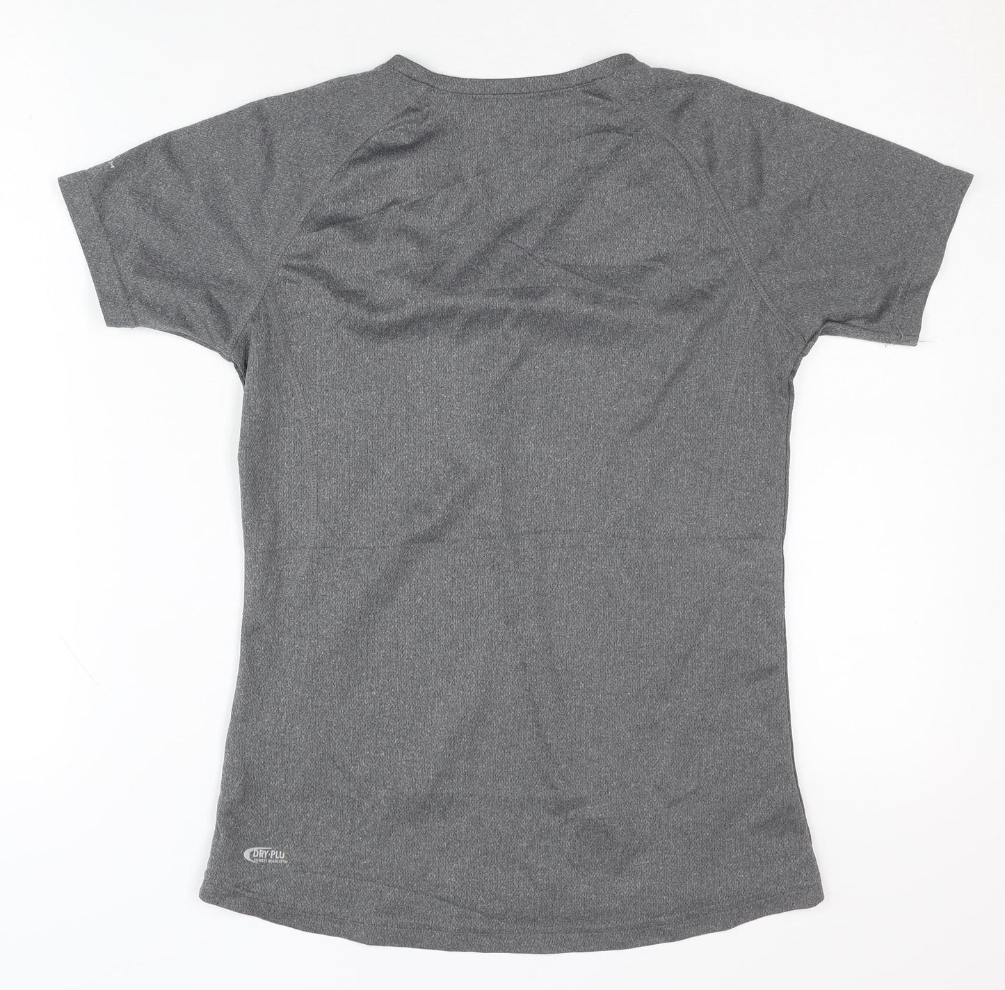 Pro Touch Women's Grey V-Neck T-Shirt, Size 10