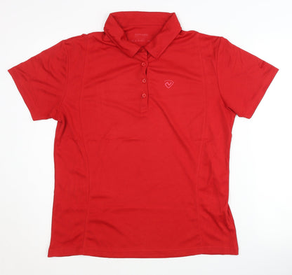 Northland Women's Red Polo Shirt Size 16
