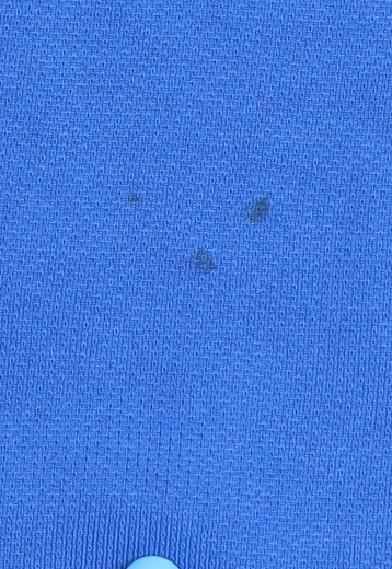 Men's Blue V-Neck Jersey T-Shirt - L