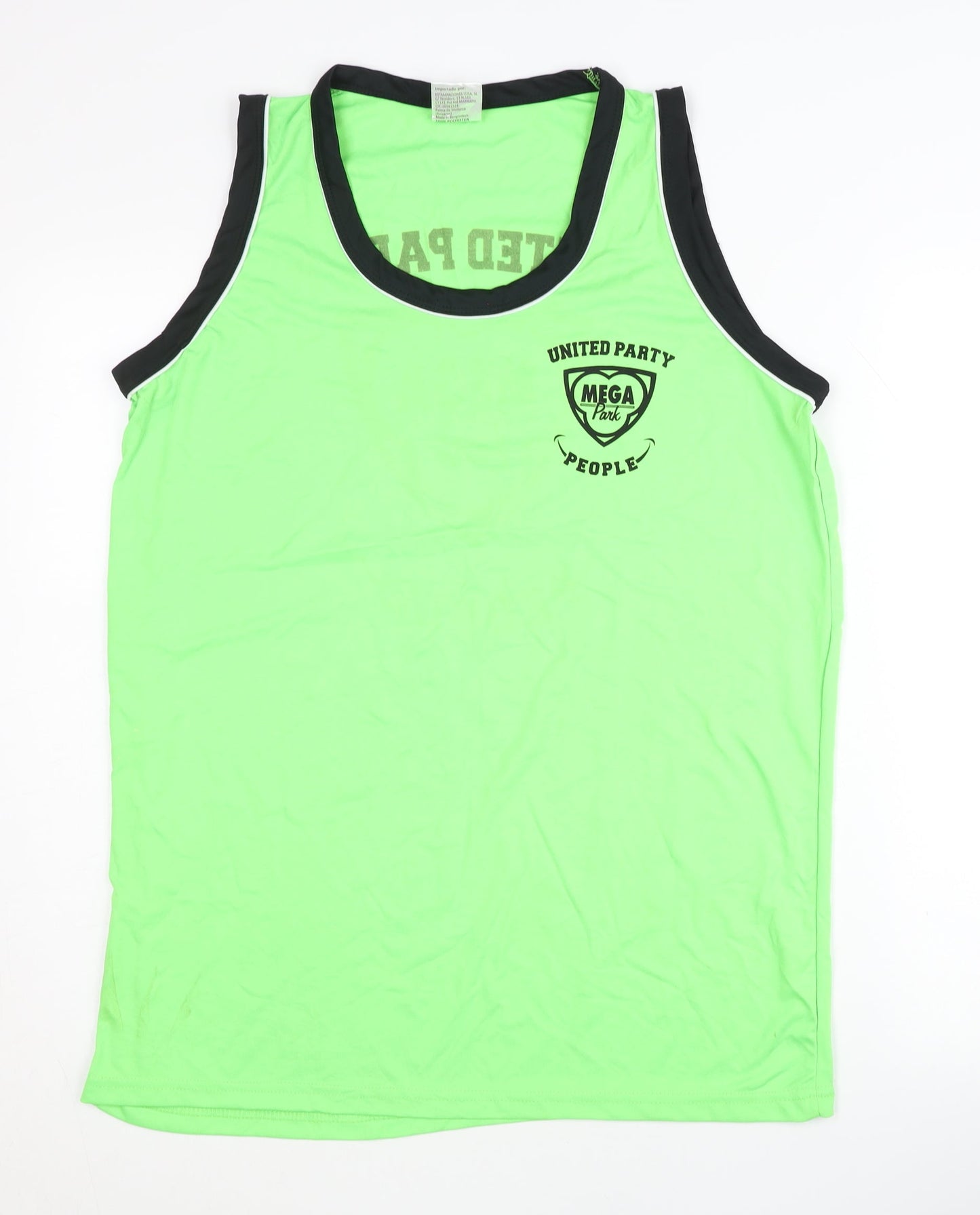 Mega Park Men's Green Tank Top L Gym Wear
