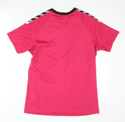 Mens UK Size S Hummel Pink  T-Shirt
