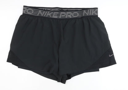 Nike Women's Black Athletic Shorts XL