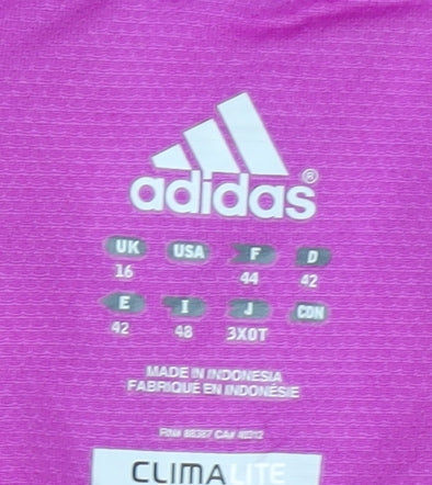 Adidas Women's Red Athletic Shorts Size 16