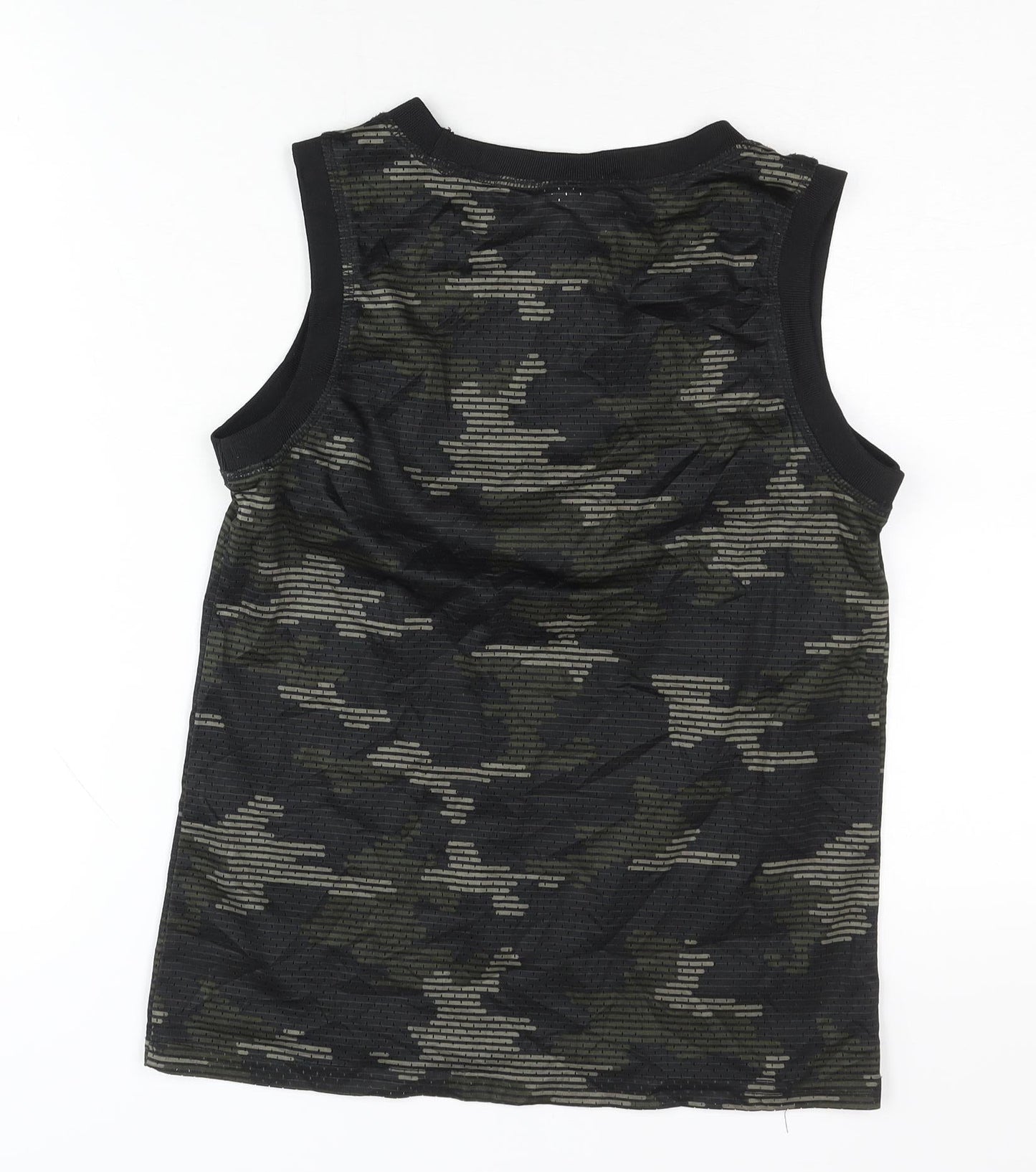 NBL Boys Black Camo Basketball Tank Top - Size 12