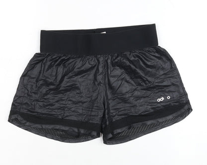 Adidas Girls Black Athletic Shorts 11-12 Years Lightweight