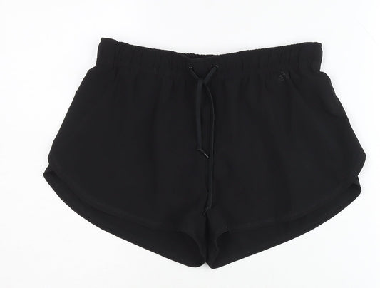 H&M Women's Black Athletic Shorts Size UK 8