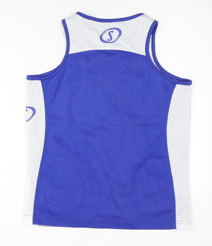 Spalding Men's XS Blue Basketball Tank Jersey