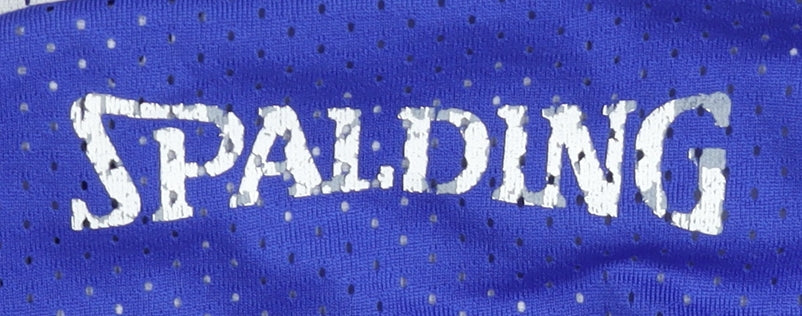 Spalding Men's XS Blue Basketball Tank Jersey