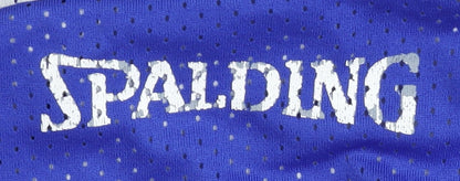 Spalding Men's XS Blue Basketball Tank Jersey