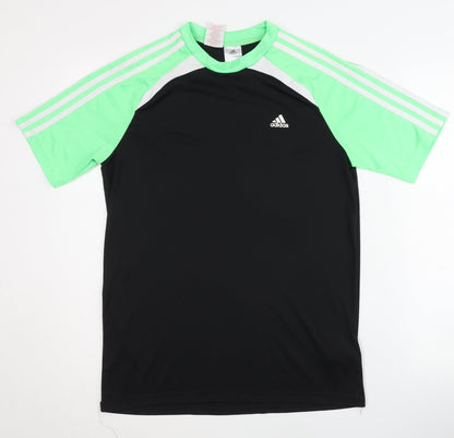 Adidas Boys Black T-Shirt 15-16 Years for Gym & Training