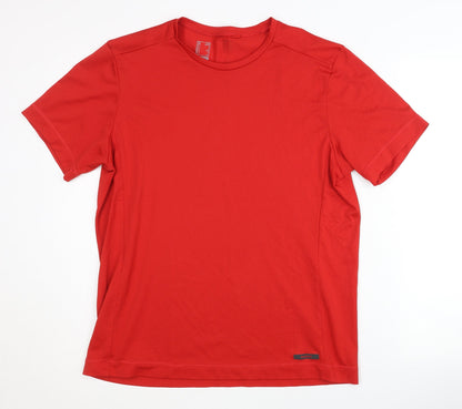 Decathlon Men's Red Basic T-Shirt Size L