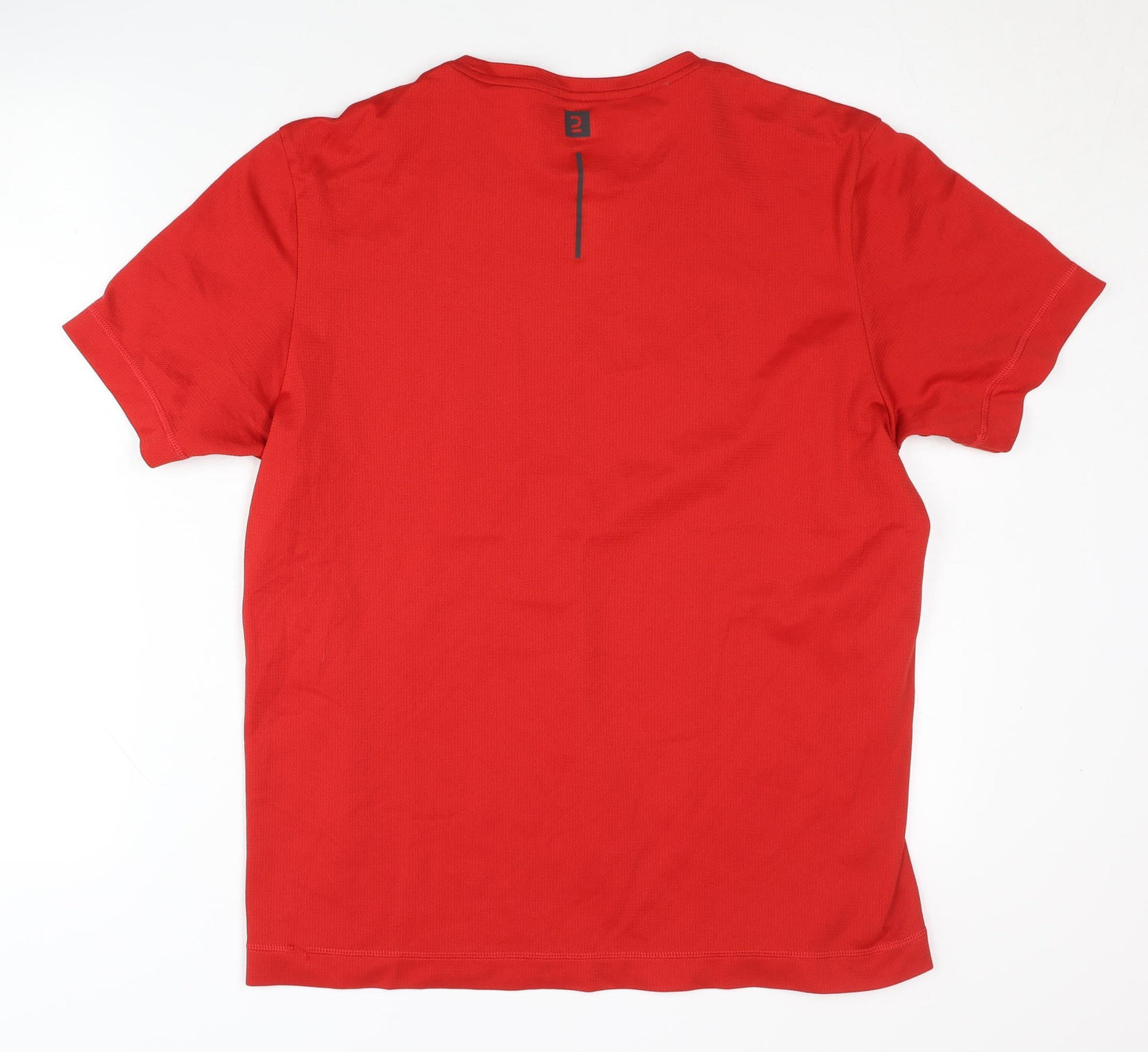 Decathlon Men's Red Basic T-Shirt Size L