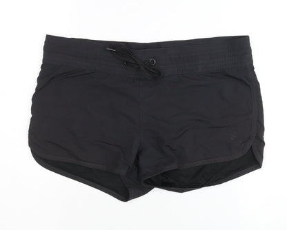 H&M Women's Black Athletic Shorts Size 8 for Gym & Yoga