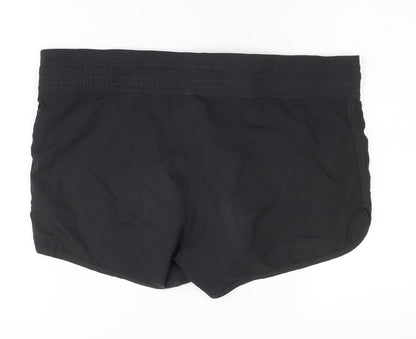H&M Women's Black Athletic Shorts Size 8 for Gym & Yoga
