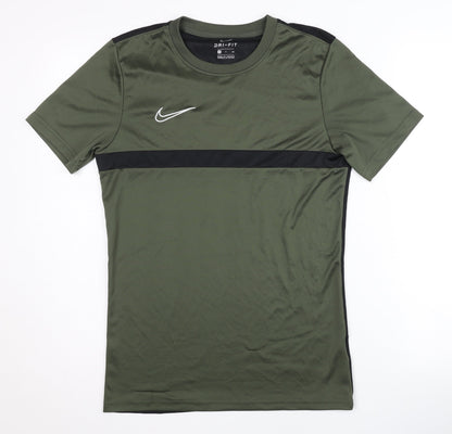 Nike Men's Dri-Fit Sports T-Shirt S Black Green