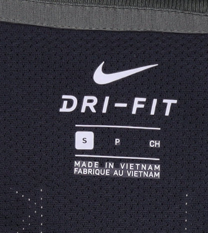 Nike Men's Dri-Fit Sports T-Shirt S Black Green