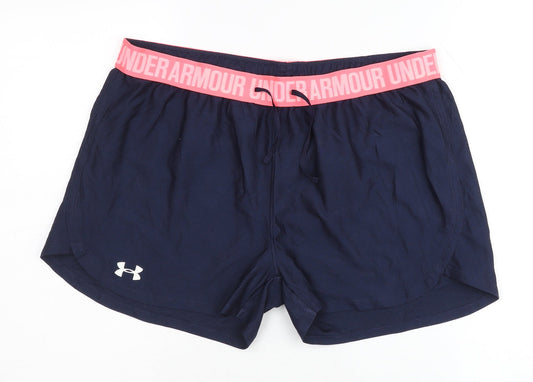 Under Armour Women's Blue Athletic Shorts M