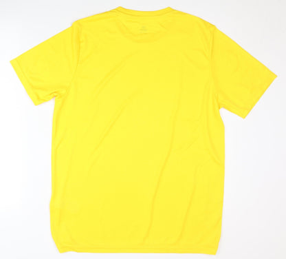 Erima Men's Yellow Basic T-Shirt, Size L