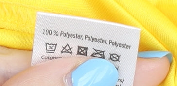 Erima Men's Yellow Basic T-Shirt, Size L