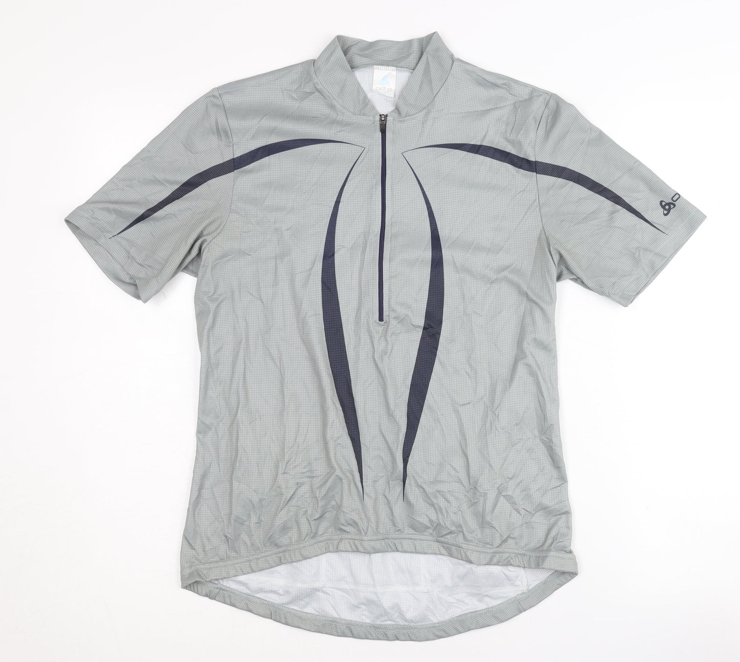 Unisex Adults UK Size M Odlo Grey Cycling T-Shirt