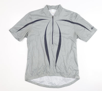 Unisex Adults UK Size M Odlo Grey Cycling T-Shirt