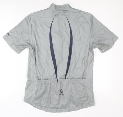 Unisex Adults UK Size M Odlo Grey Cycling T-Shirt